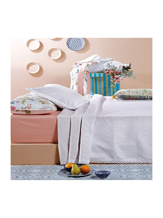 Kentia Dorothy Pique Double Blanket 230x260cm