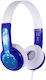 BuddyPhones DiscoverFun Wireless/Wired On Ear Kids' Headphones Blue