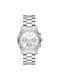 Michael Kors Runway Uhr mit Silber Metallarmband