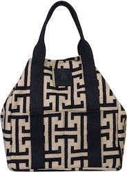 Greenwich Polo Club Υφασμάτινη Τσάντα Θαλάσσης Beige/Black