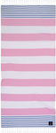 Greenwich Polo Club 3814 Beach Towel Pareo Pink with Fringes 180x80cm.