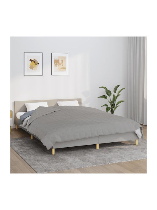 vidaXL vidaXL Schwerkraftdecke Doppel 200x200cm Grau