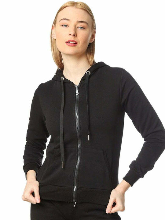 Paco & Co Women's Hooded Cardigan Black