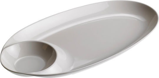 Leone Kunststoff Ordnungshüter 2 Schlitze Weiß W14xL33xH3.2cm 6Stück