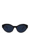 Urban Owl Nico Women's Sunglasses with Black Plastic Frame and Gray Lens