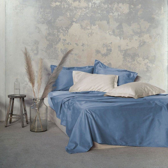 Nima Superior King Size 270x280εκ. Denim Blue