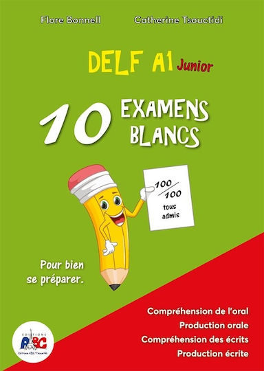Delf A1 Junior - 10 Examens Blancs