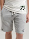 Ovin Vintage Men's Athletic Shorts Gray