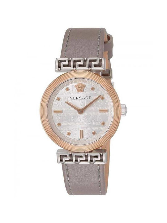 Versace Watch Battery with Pink Leather Strap