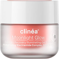 Clinea Moonlight Glow Αντιγηραντικό Gel Προσώπου Νυκτός 50ml