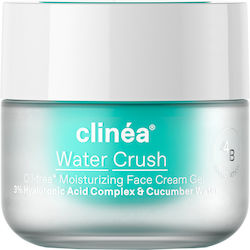 Clinea Water Crush Lumină 48h Hidratantă Gel Pentru Față Ziua cu Acid Hialuronic 50ml