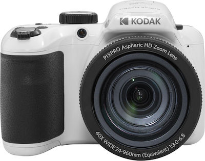 Kodak PIXPRO AZ405 Compact Φωτογραφική Μηχανή 20MP Οπτικού Ζουμ 40x με Οθόνη 2.3" και Ανάλυση Video 1280 x 720 pixels Λευκή