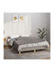 vidaXL Blanket Gravity Velvet Sofa 138x200cm Gray