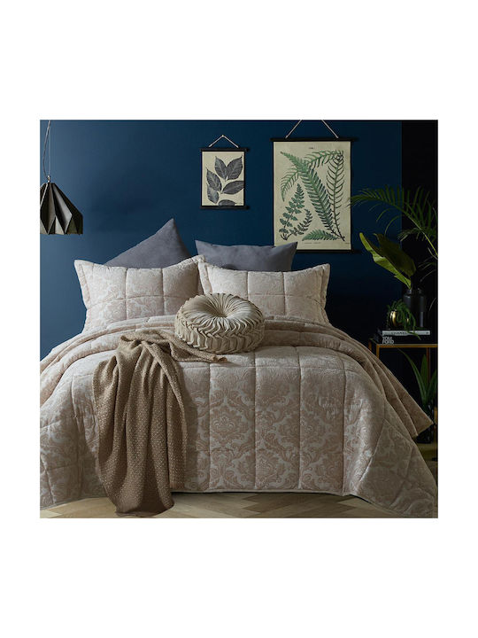 Liolios Home Jacquard Сет Калъфки за Възглавници Оксфорд Екрю 50x70см.