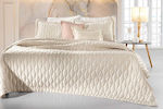 Guy Laroche Art Set Bridal Blanket Super Double with 2 Pillowcases Sand 240x250cm