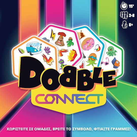 Board Game Dobble Connect for 2-8 Players 8+ Years Old Kaissa