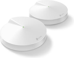 TP-LINK Deco M9 Plus v2 WiFi Mesh Network Access Point Wi‑Fi 5 Dual Band (2.4 & 5GHz) σε Διπλό Kit