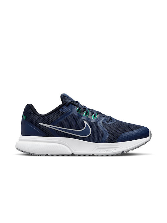Nike Zoom Span 4 Ανδρικά Αθλητικά Παπούτσια Running Μπλε