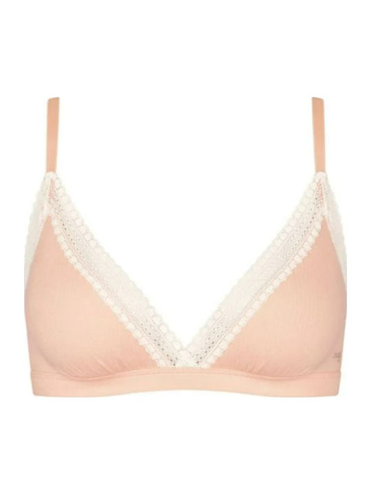 Sloggi Go Ribbed Bralette Σουτιέν Ροζ