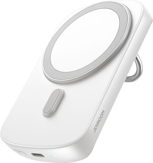 Joyroom JR-W030 MagSafe Power Bank 6000mAh 20W με Θύρα USB-C Power Delivery Λευκό