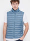 FBM007-00401 Sleeveless Jacket Puffer Dusty Blue
