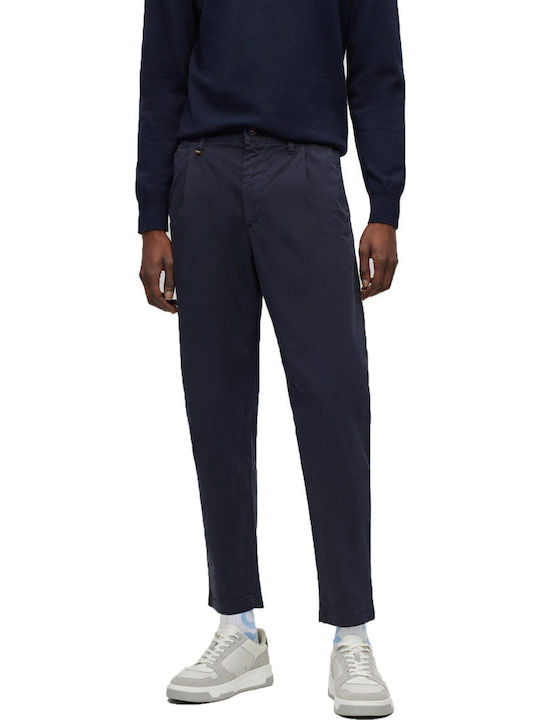 Boss Παντελόνι Chino σε Slim Εφαρμογή Μπλε
