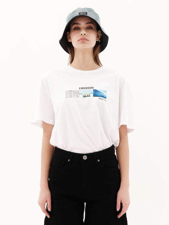 Γυναικείο Oversized T-shirt Λευκό