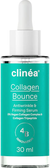 Clinea Collagen Bounce Serum Antirid de Față cu Acid Hialuronic și Colagen pentru Tonifiere 30ml