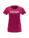 Freddy S3WTRT1 Damen Sportlich T-shirt Fuchsie S3WTRT1-F104