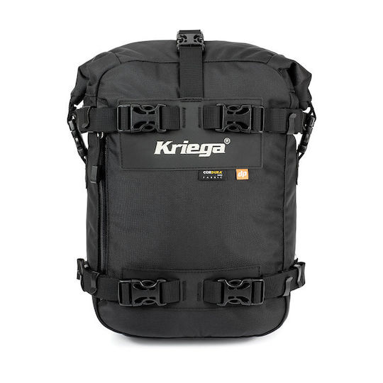 Kriega US-10 Drypack Waterproof Motorcycle Tail Bag 10lt Black