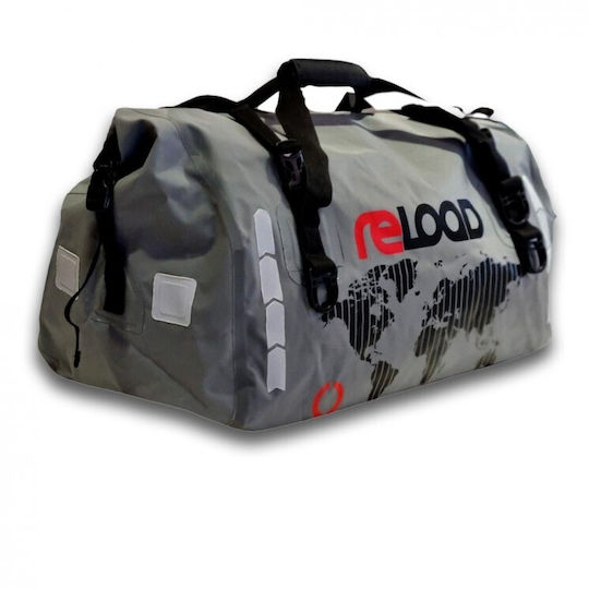 Reload Camp Σάκος Ουράς Μοτοσυκλέτας Αδιάβροχος 40lt σε Γκρι Χρώμα