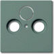 Abb TV-Antenna Socket Front in Gray Color 40913