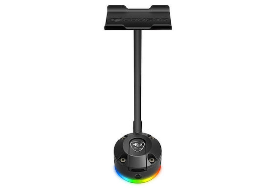 Cougar Bunker S RGB Επιτραπέζια Βάση Ακουστικών με Φωτισμό LED και Θύρα USB Μαύρη