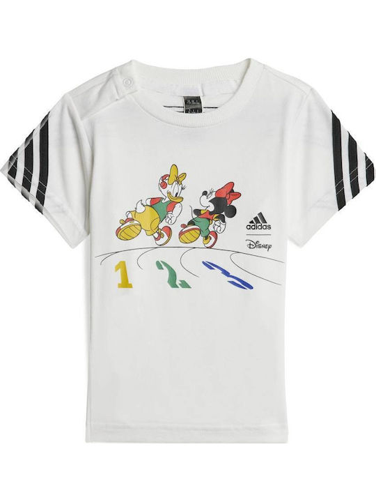 Kids Top White Minnie Mouse