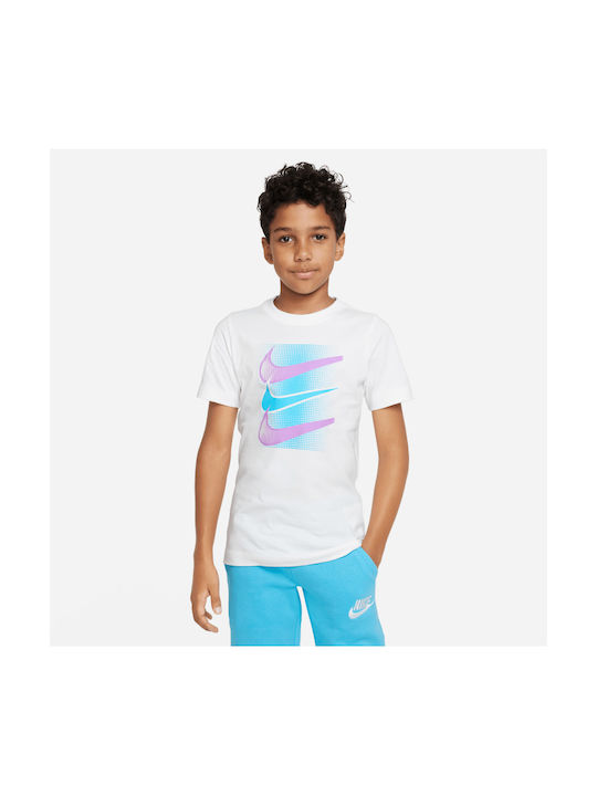 Nike Tricou pentru copii Alb