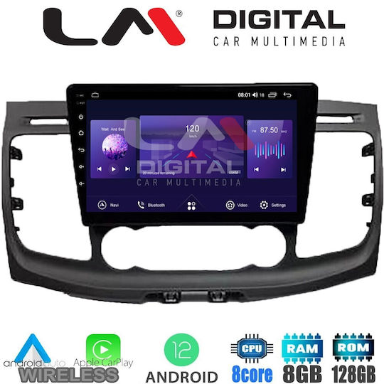 LM Digital Sistem Audio Auto pentru Ford Tranzit / Turneo / Tranzit Personalizat / Turneo Custom / Curierul Tourneo / Curier / Curier de tranzit 2018 (Bluetooth/USB/AUX/WiFi/GPS/Apple-Carplay/Android-Auto) cu Ecran Tactil 9"