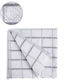 Arte Regal Τablecloth Checked White 50x50cm