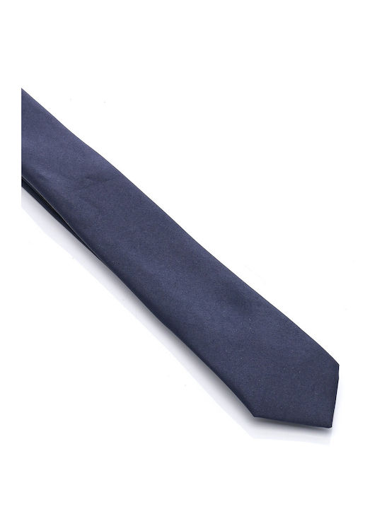 Mcan Ανδρική Γραβάτα Μονόχρωμη σε Μπλε Χρώμα