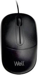 Well MU005BK Magazin online Mouse Negru