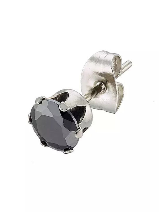 Oxzen Men's Single Earring made of Steel Gold P...
