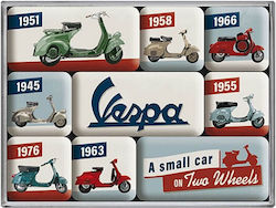 Louis Vespa Set Magnete Decorative Rectangulare 9 Bucăți