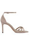 Tamaris Women's Sandals Anatomic with Thin High Heel In Beige Colour