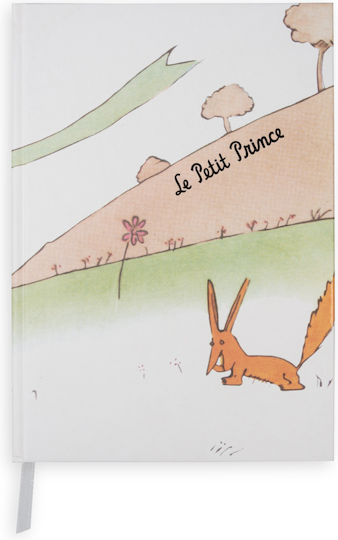Uni Pap Le Petit Prince Σημειωματάριο A6 80 Φύλλων Ριγέ Λευκό
