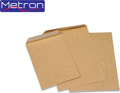 Metron Set от Пликове Тип Чанта B5 500бр 25x18см. в Кафяв Цвят