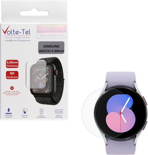 Volte-Tel 0.26mm 2.5D Full Glue Vollflächig gehärtetes Glas für das Galaxy Watch 5 44mm 1Stück 8326950