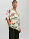 Short-sleeved Shirt Floral Cloud Dancer