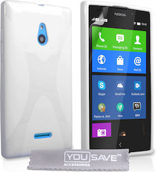 YouSave Accessories Back Cover White (Nokia XL) YouSave Accessories Back Cover White (Nokia XL)