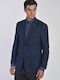 Modern fit Kaiserhoff Blue Wool Monochrome All Day, Business Semi-Canvas Jacket