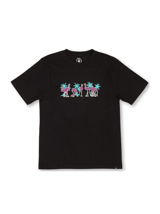 Kids' T-shirt Black Flamingbros