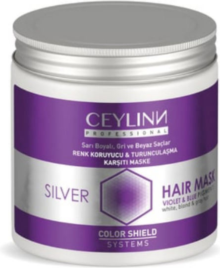 Ceylinn Professional Сребърна Маска За Коса За Защита На Цвета С Арган 300мл